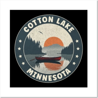 Cotton Lake Minnesota Sunset Posters and Art